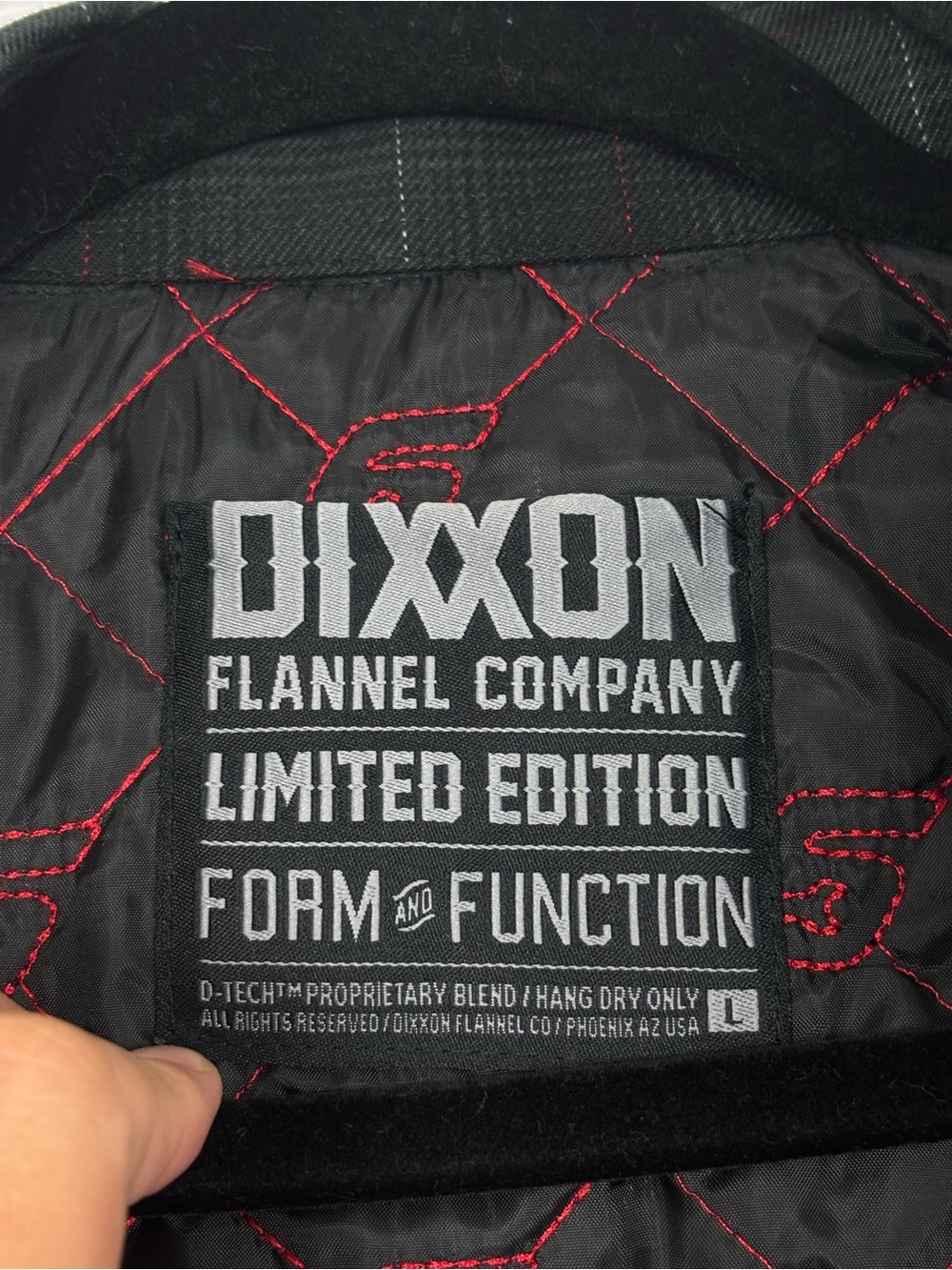 DIXXON FORM AND FUNCTION LIMITED EDITION SNAP ON QUILTED JACKET DUPE LARGE - Picture 12 of 12